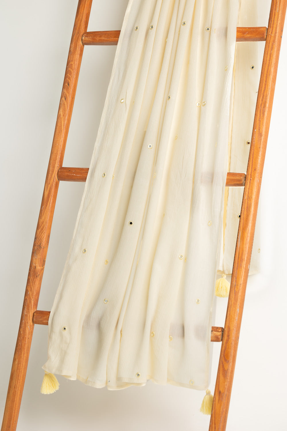 Cotton Viscose Embroidered Scarf