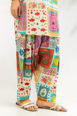 Cotton Viscose Printed Co-Oed Set IPST-77229