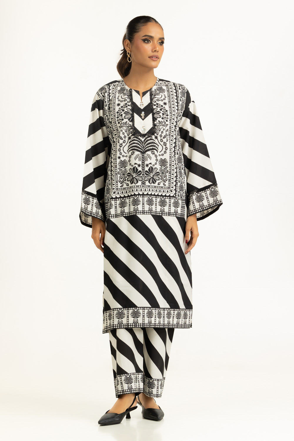 Cotton Viscose Printed Co-Ord Set IPST-55220