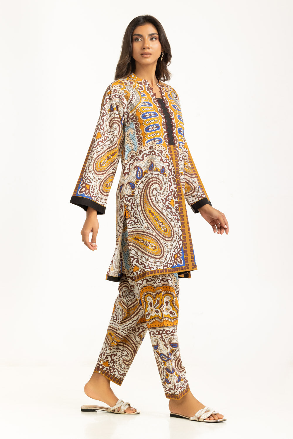 Cotton Viscose Printed Co-Ord Set IPST-55245