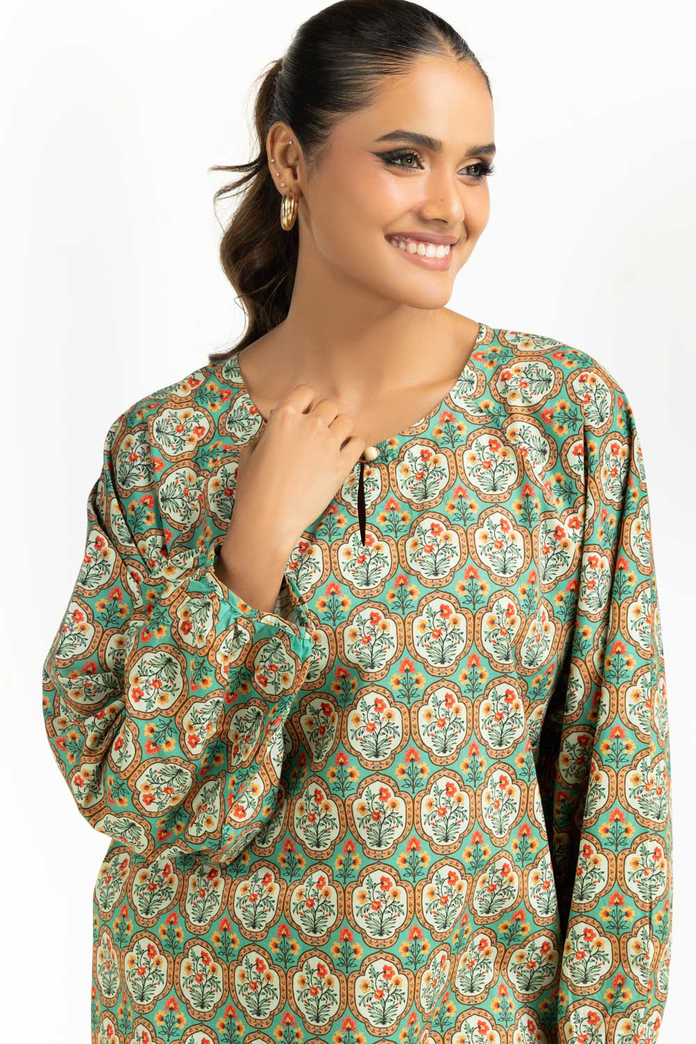 Cotton Viscose Printed Co-Ord Set Ipst-55281