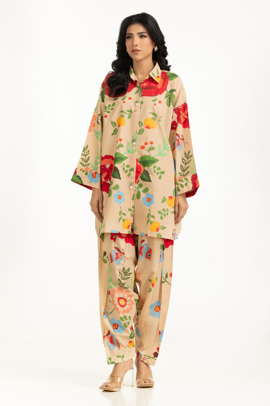 Cotton Viscose Printed Co-Ord Set IPST-55282