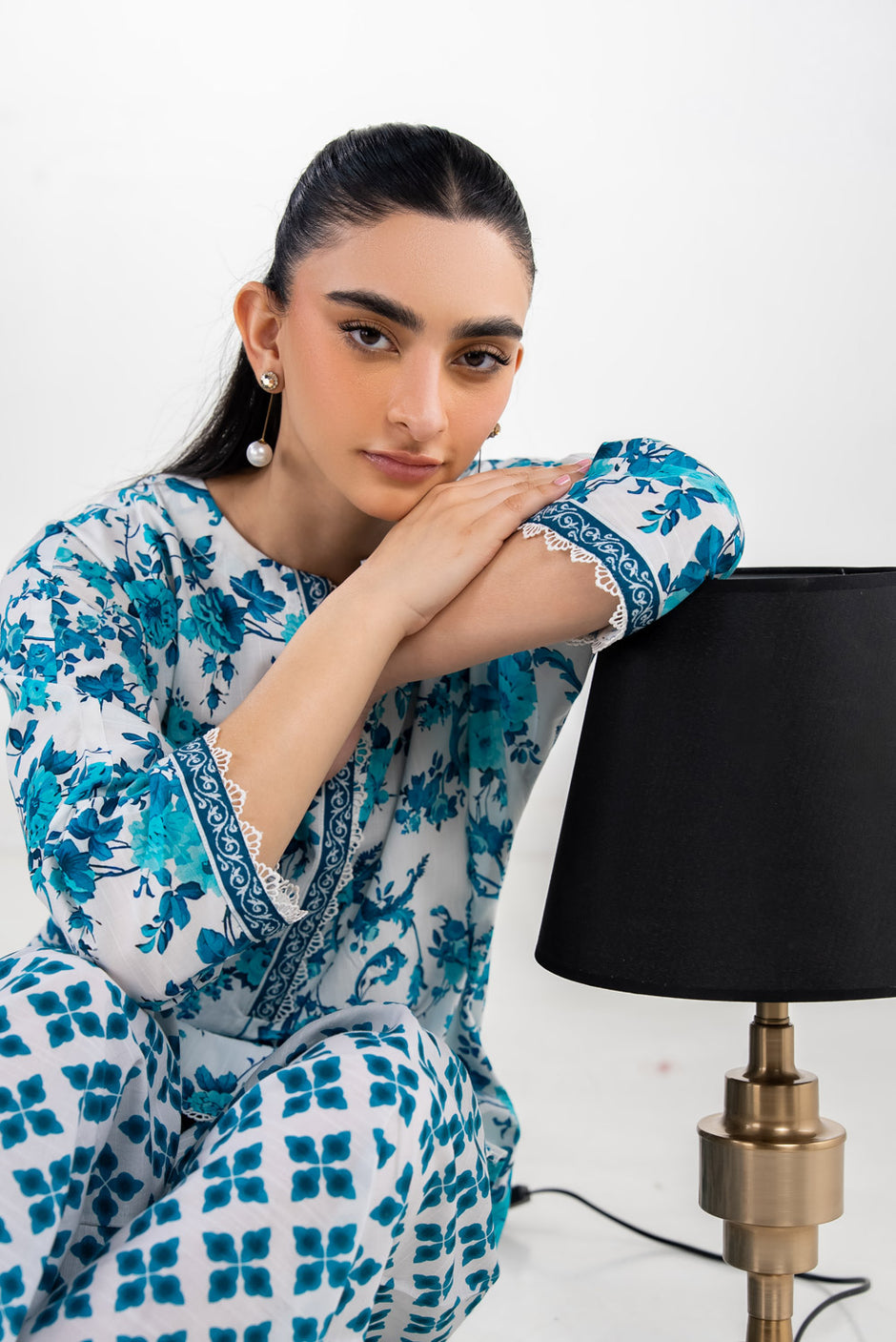 Cotton Viscose Slub Printed Co-Ord Set