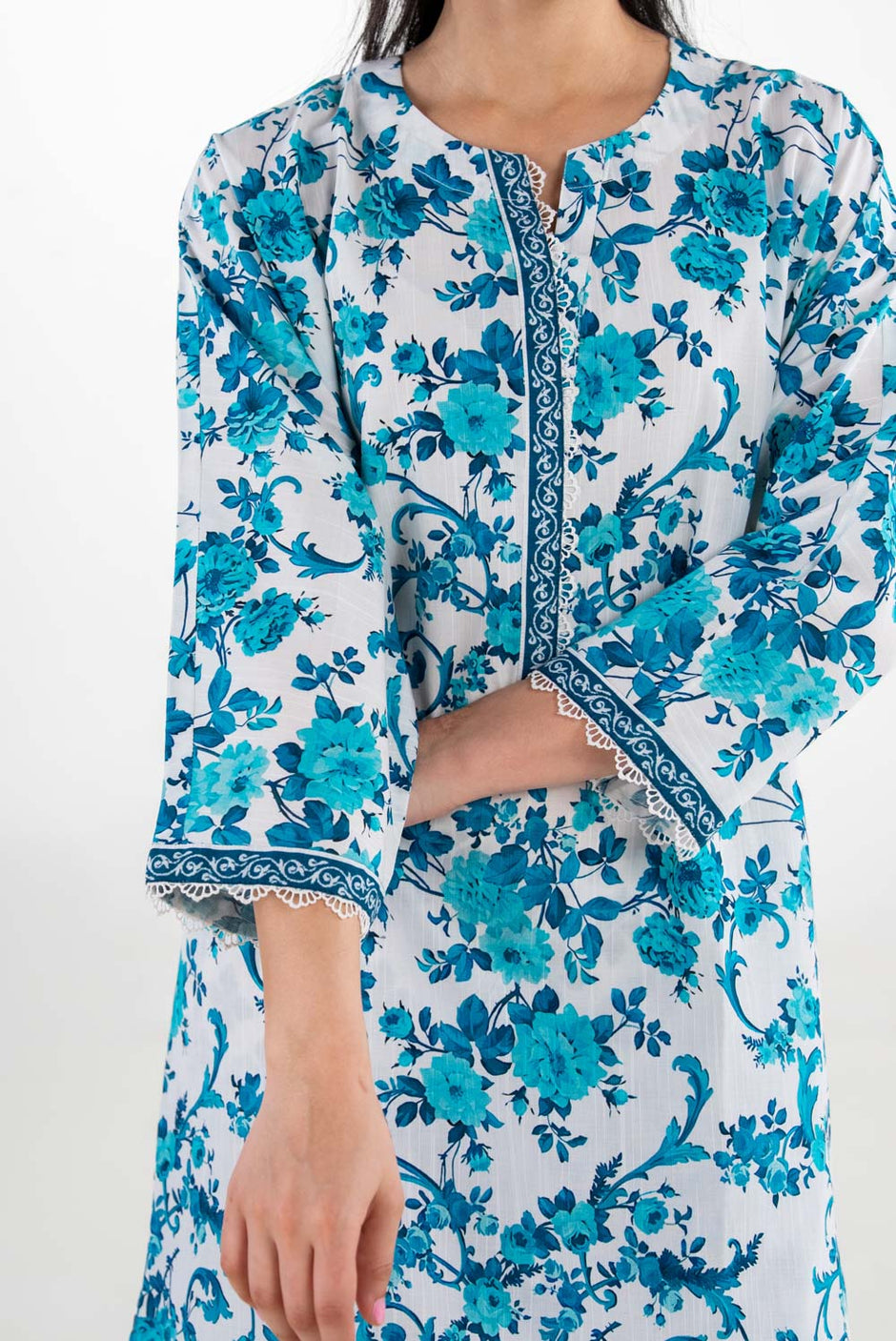 Cotton Viscose Slub Printed Co-Ord Set