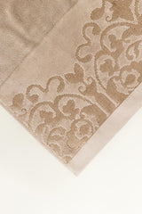Cream Jacquard 4pcs Towel Set