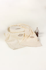 Cream 3pcs Embroidered Towel Set