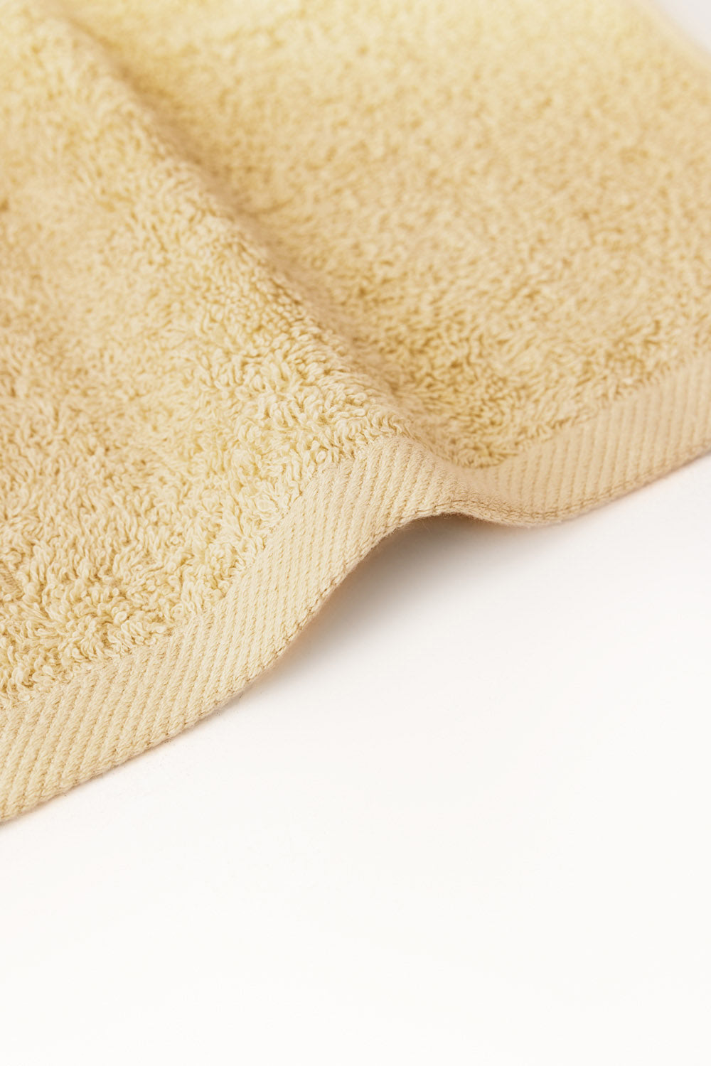 Cream 4 Pcs Combed Face Towel Set