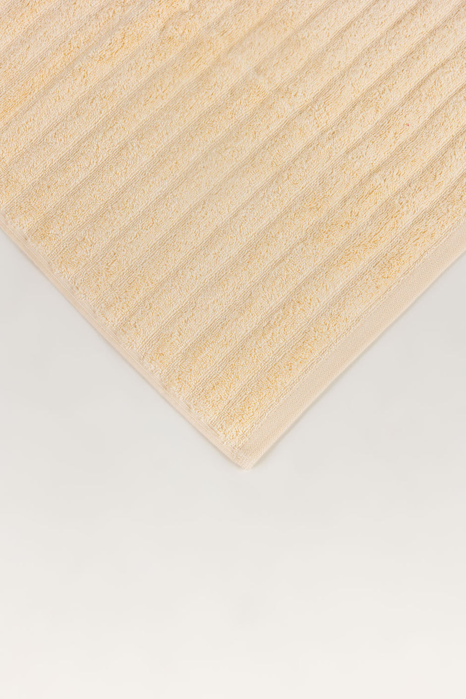 Cream Combed Plain Towel