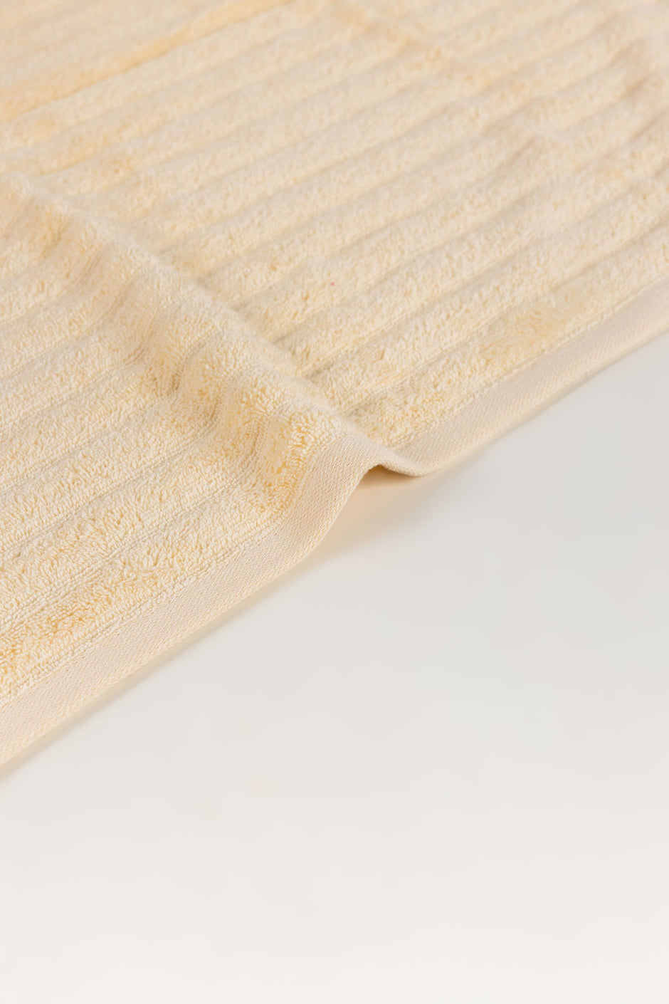 Cream Combed Plain Towel