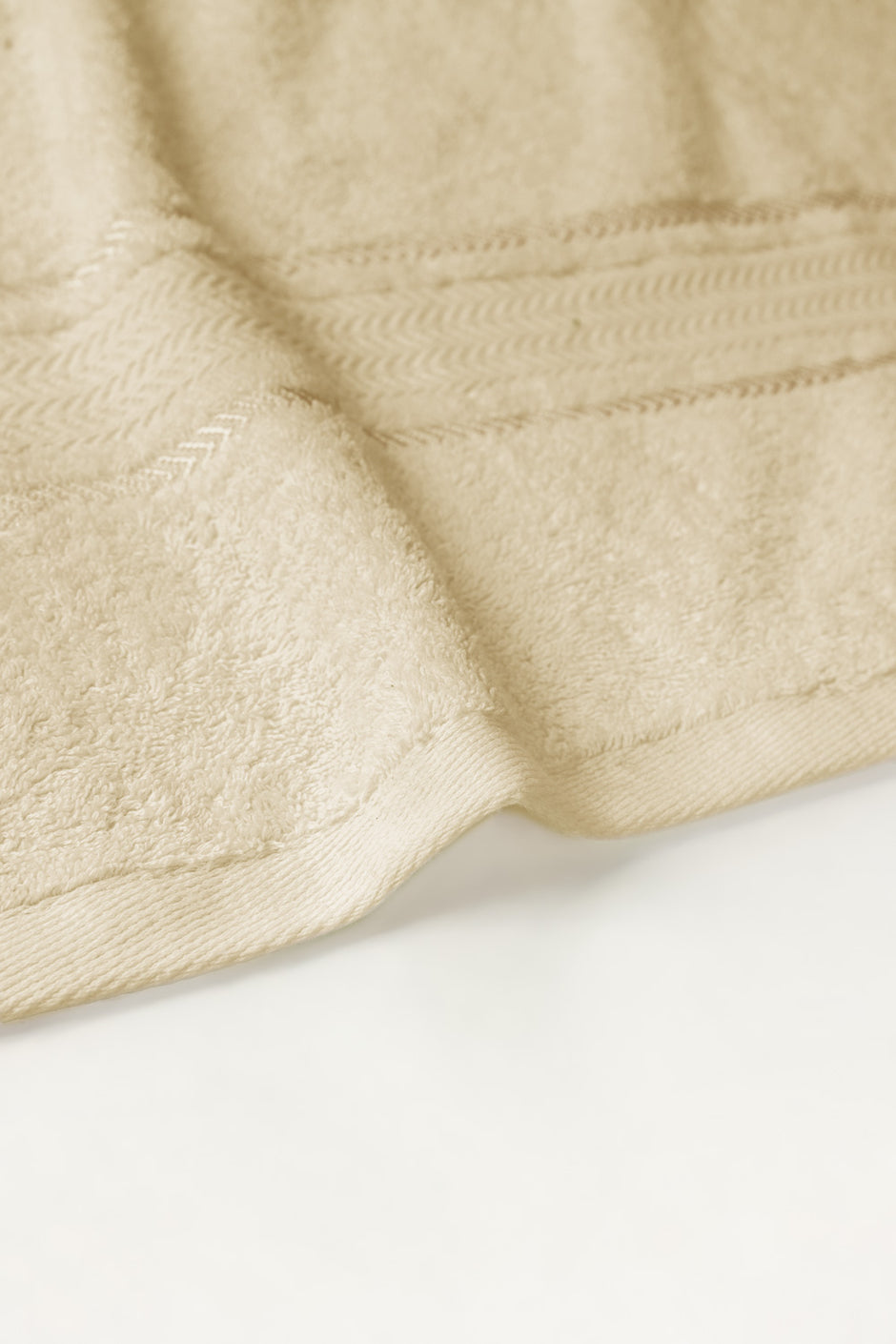 Cream Combed Towel 6pcs Set 25