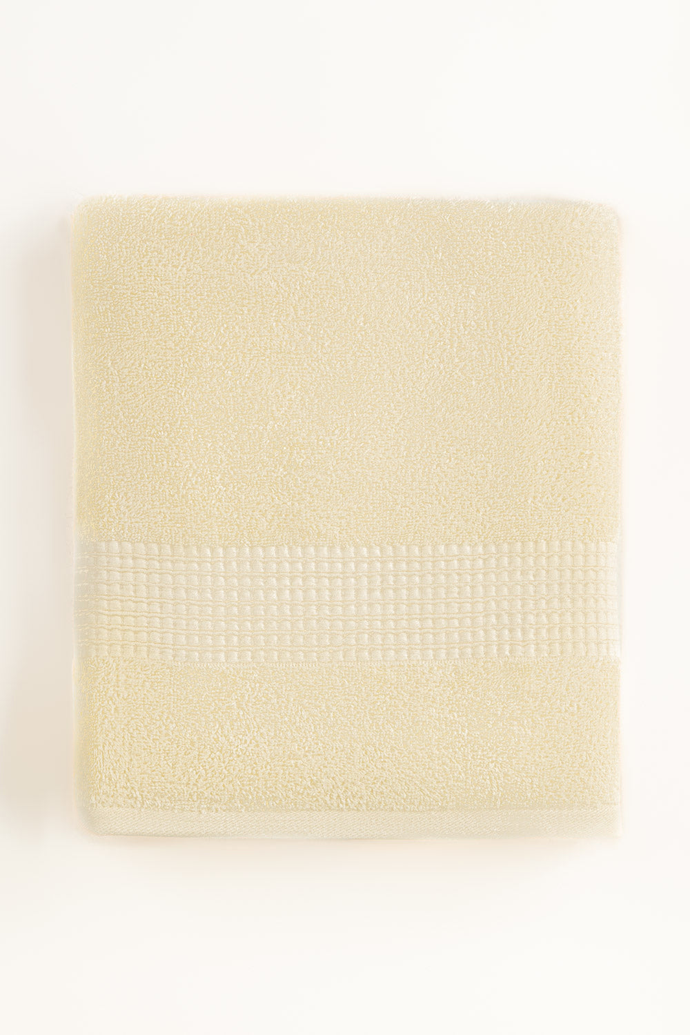 Cream Dyed Bath Towel