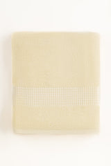 Cream Dyed Bath Towel