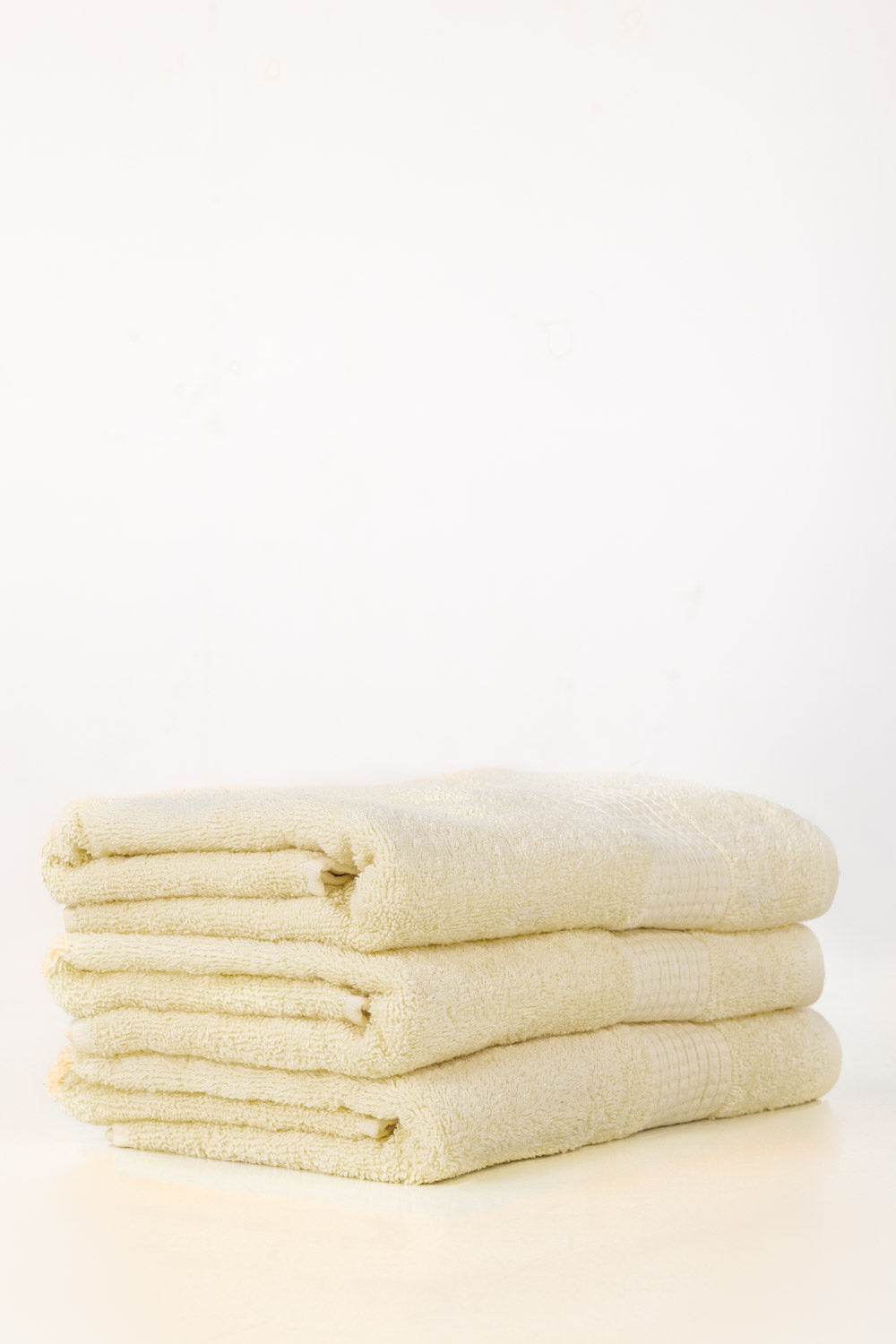 Cream Dyed Bath Towel