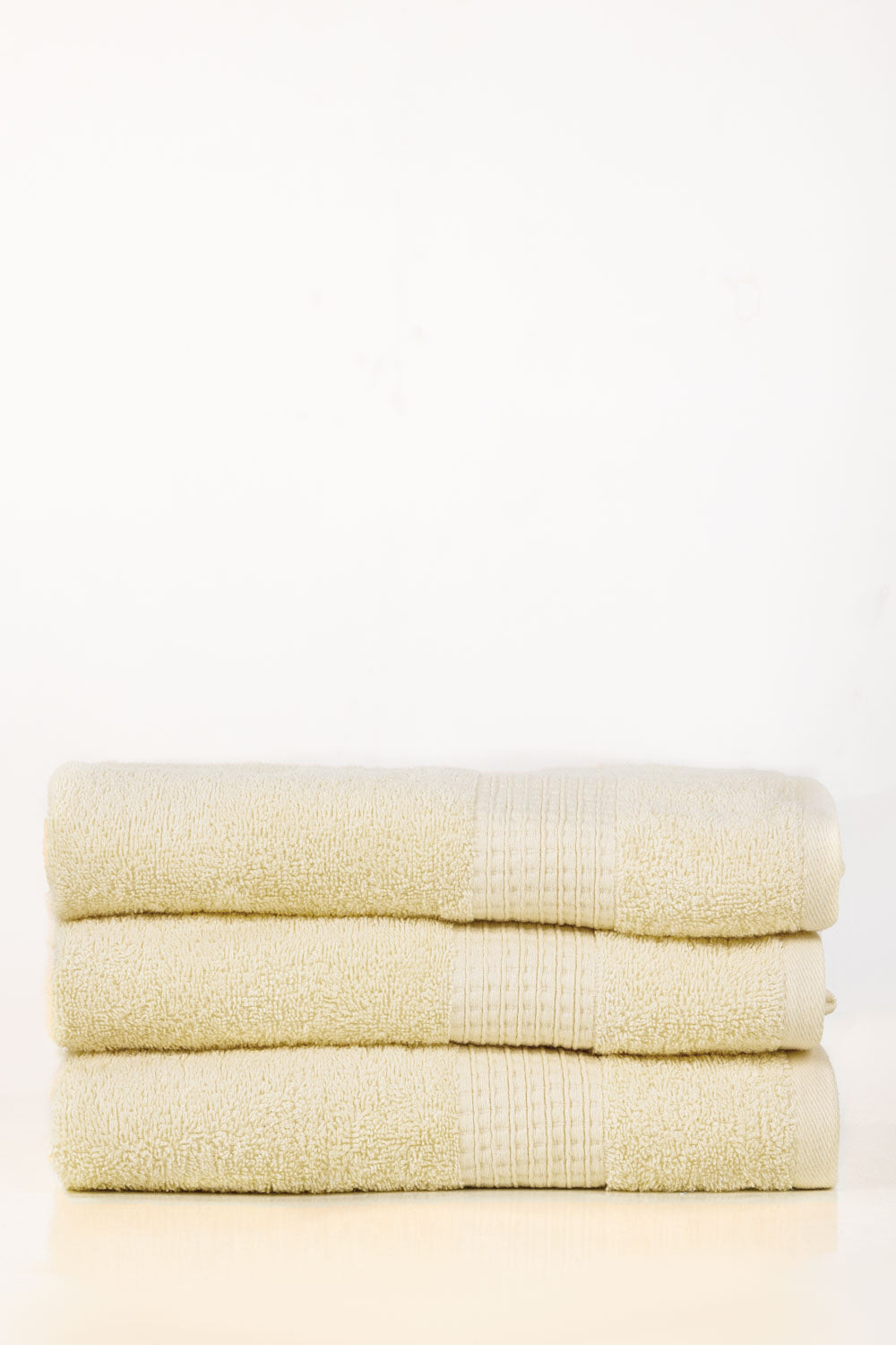 Cream Dyed Bath Towel