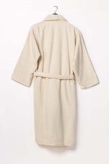Cream Velour Bathrobe 25W