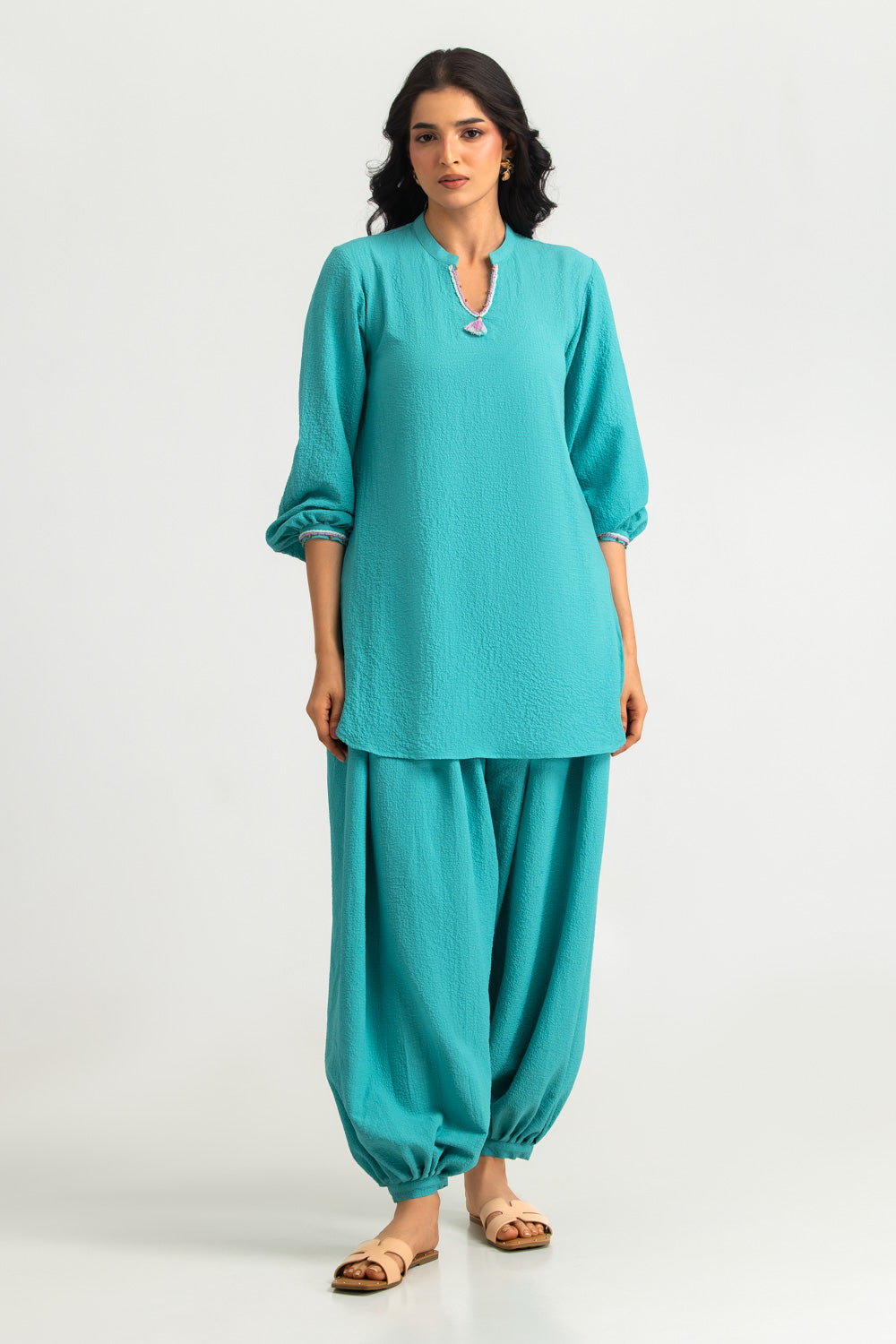Crepe Dyed Co-Ord Set
