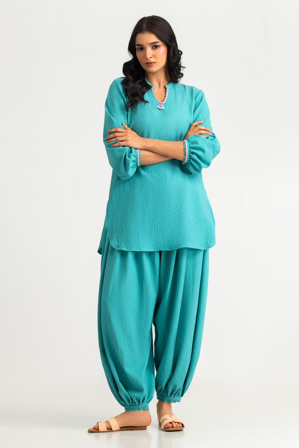 Crepe Dyed Co-Ord Set