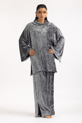 Crinkle Velvet Co-Ord Set IPST-55161