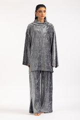 Crinkle Velvet Co-Ord Set IPST-55161