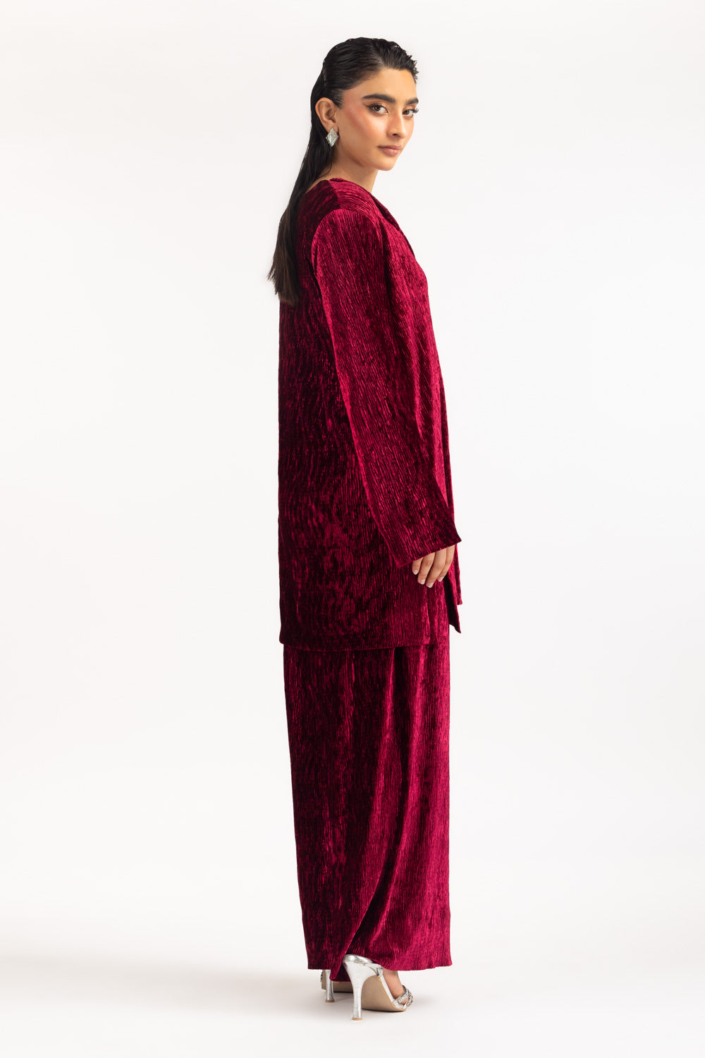 Crinkle Velvet Co-Ord Set