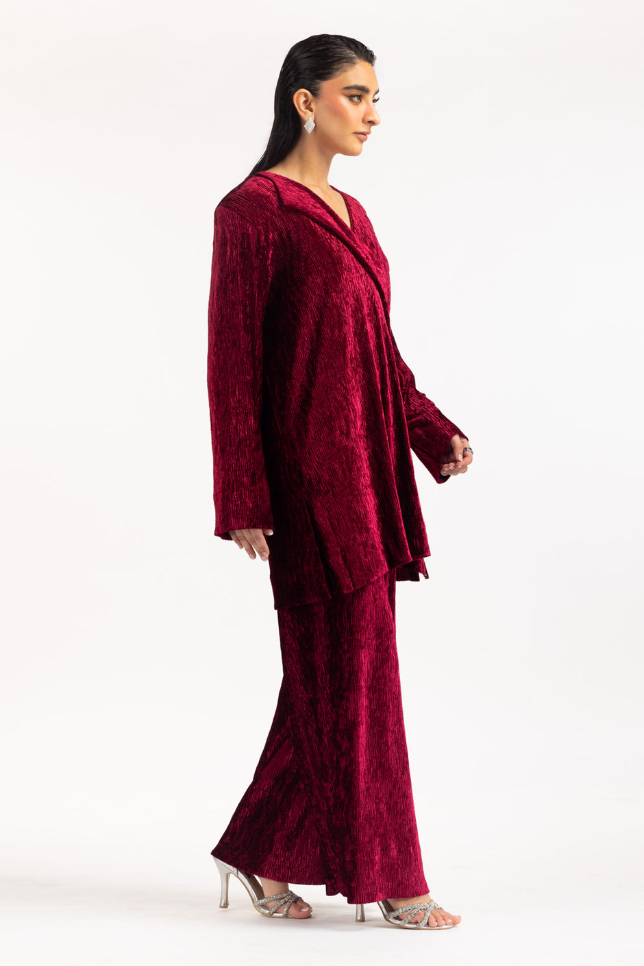 Crinkle Velvet Co-Ord Set