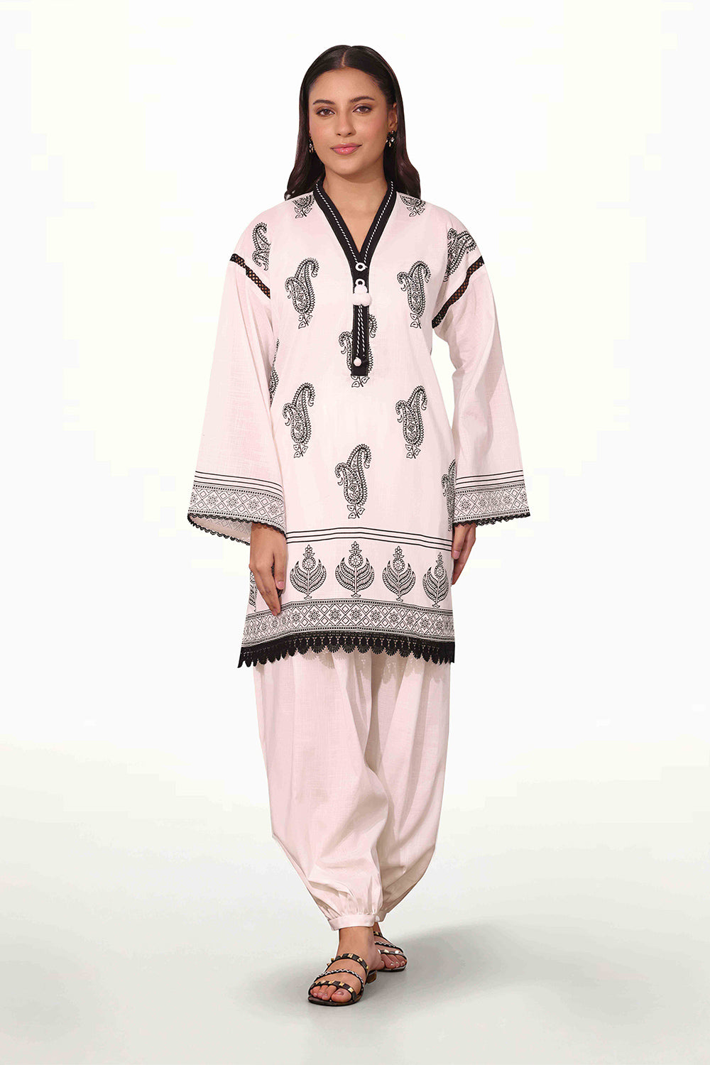 Cross Hatch Block Printed Co-Ord Set