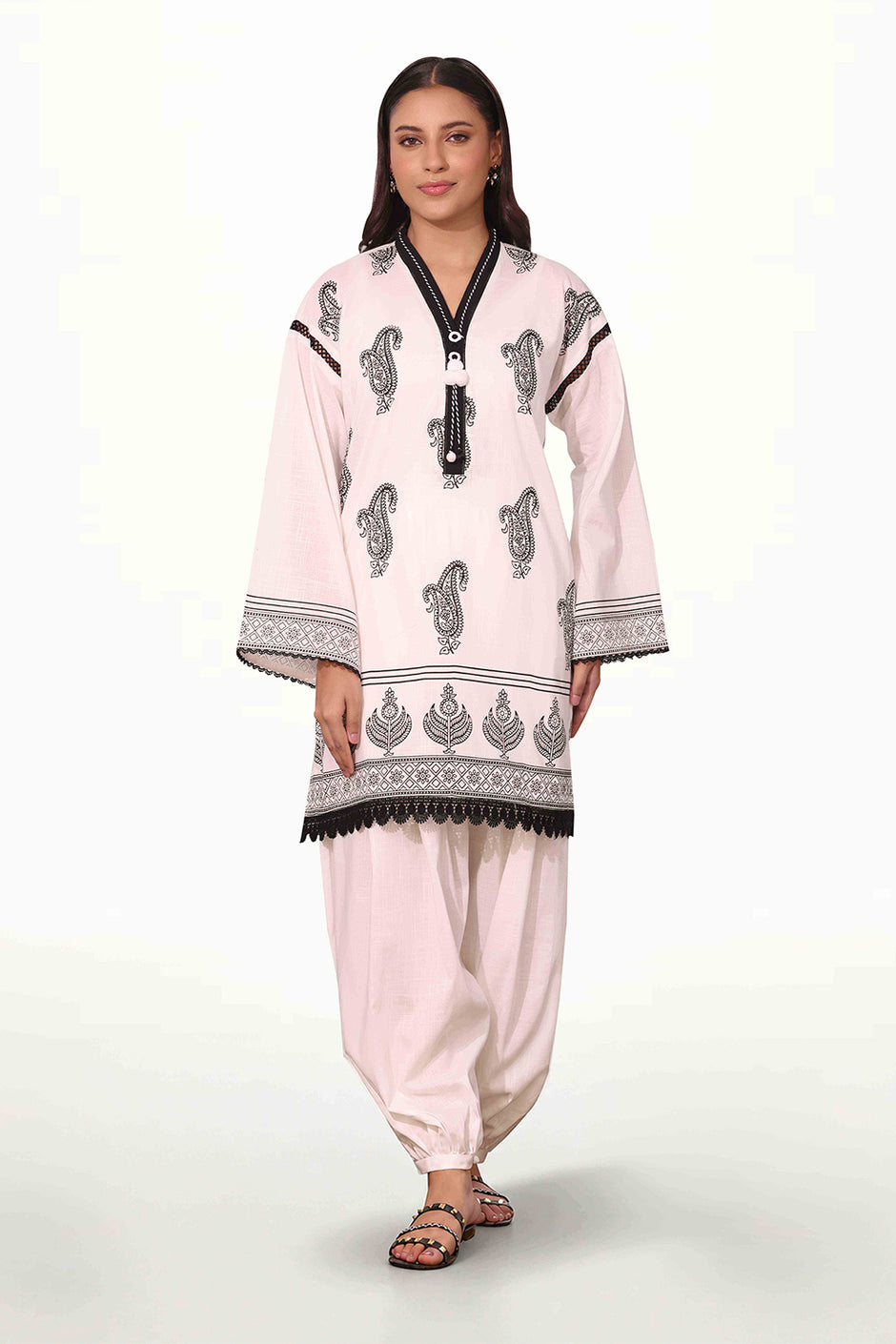 Cross Hatch Block Printed Co-Ord Set