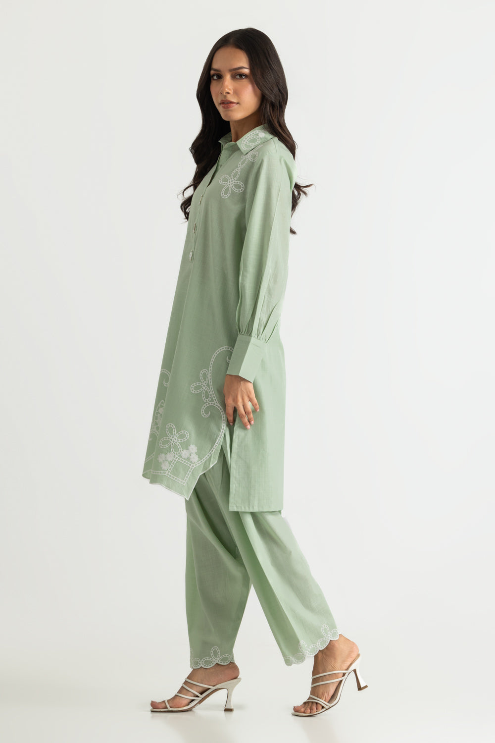 Cross Hatch Embroidered Co-Ord Set
