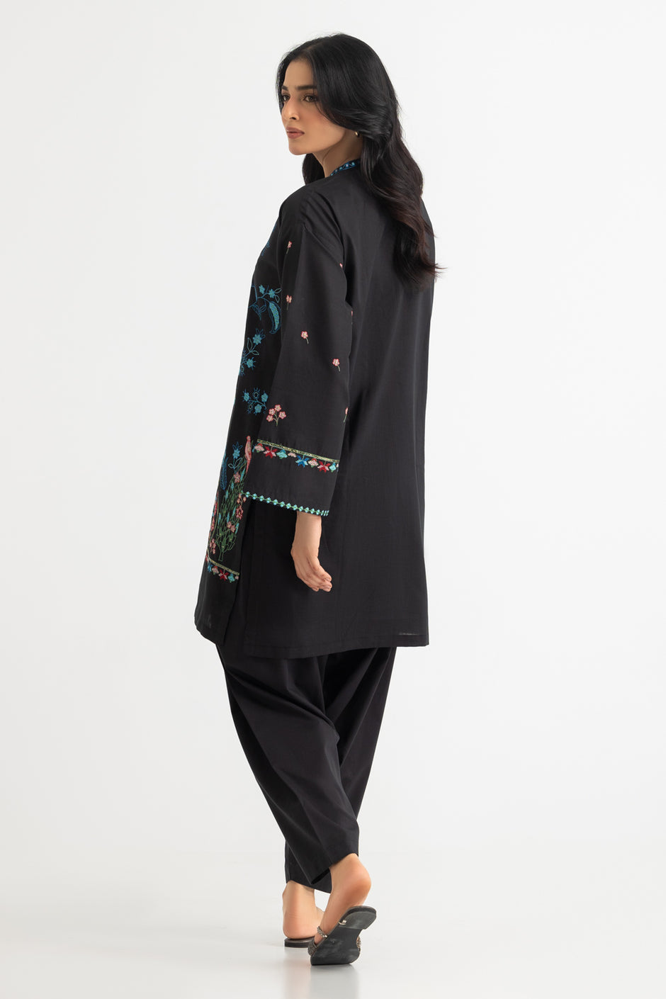 Cross Hatch Embroidered Shirt And Cambric Trouser