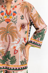 Cross Hatch Printed Co-Ord Set IPST-77151