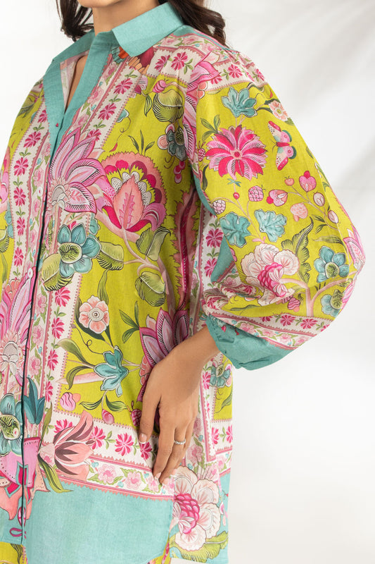 Cross Hatch Printed Co-Ord Set IPST-77153