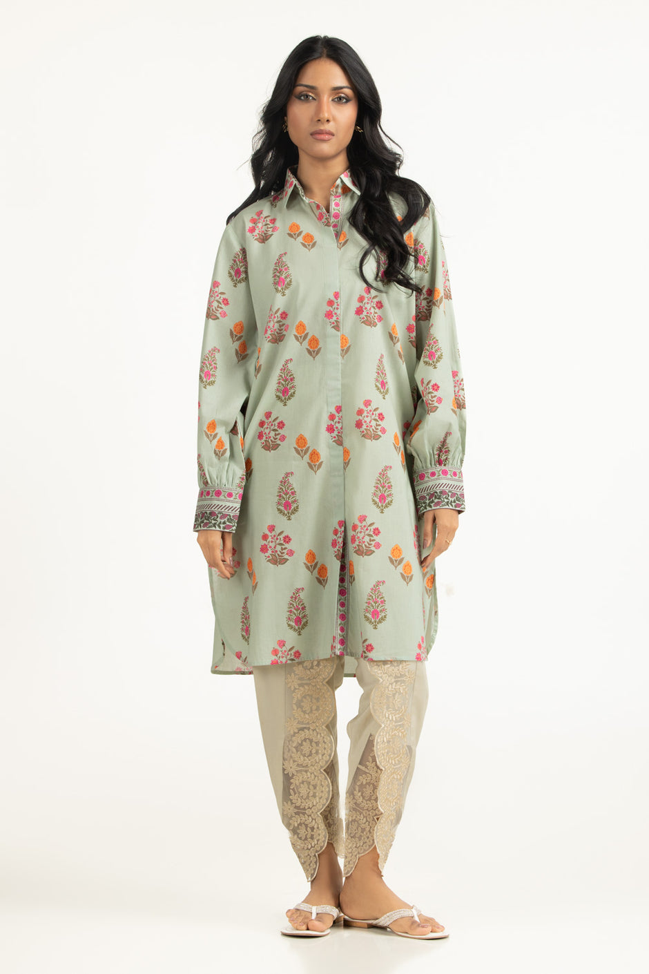 Cross Hatch Printed Shirt IPS-77122