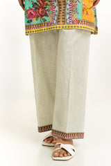 Cross Slub Printed Co-Ord Set IPST-55014