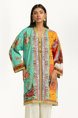 Cross Slub Printed Co-Ord Set IPST-55014