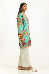 Cross Slub Printed Co-Ord Set IPST-55014