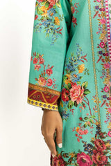 Cross Slub Printed Co-Ord Set IPST-55014