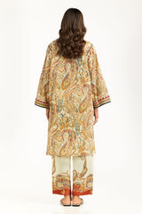 Cross Slub Printed Co-Ord Set IPST-55017