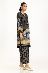 Cross Slub Printed Co-Ord Set IPST-55032