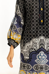 Cross Slub Printed Co-Ord Set IPST-55032