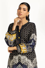 Cross Slub Printed Co-Ord Set IPST-55032