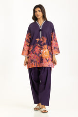 Cross Slub Printed Co-Ord Set IPST-55033