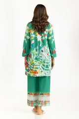 Cross Slub Printed Co-Ord Set IPST-55034