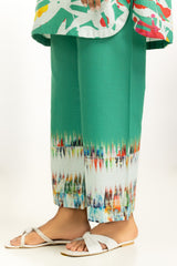 Cross Slub Printed Co-Ord Set IPST-55034