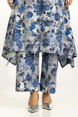 Cross Slub Printed Co-Ord Set IPST-55242