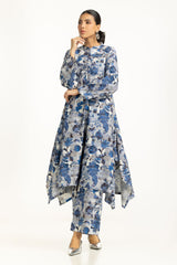 Cross Slub Printed Co-Ord Set IPST-55242