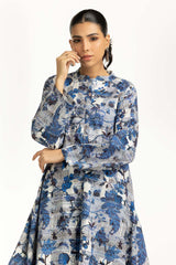 Cross Slub Printed Co-Ord Set IPST-55242