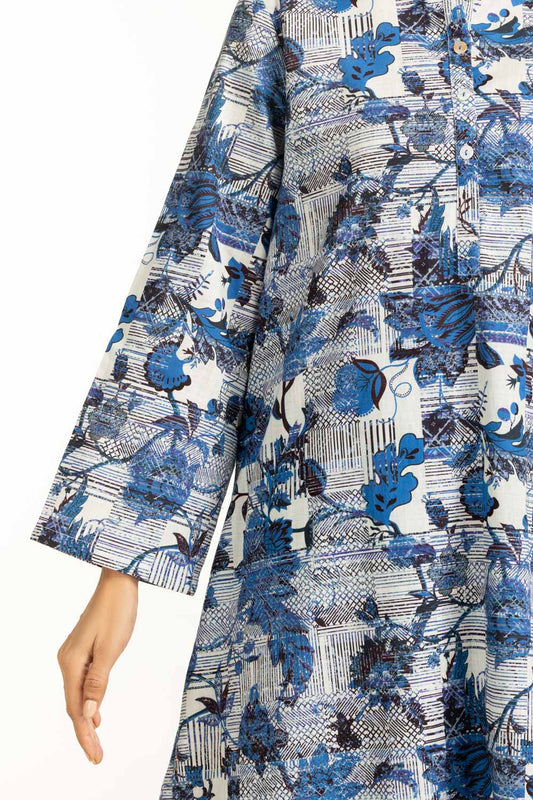 Cross Slub Printed Co-Ord Set IPST-55242