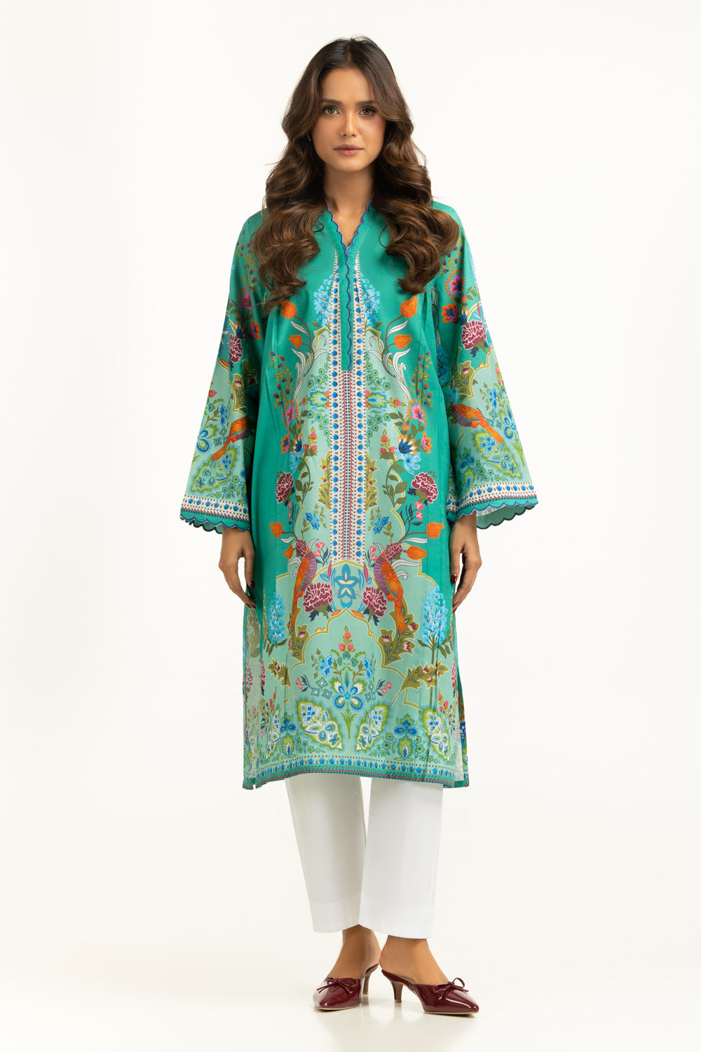 Cross Slub Printed Shirt IPS-55037