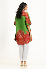 Cross Slub Printed Shirt IPS-55236