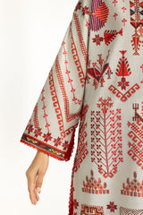 Cross Slub Printed Shirt IPS-55036